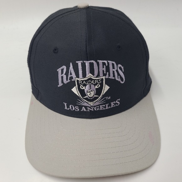 AJD Other - Vintage Los Angeles Raiders Hat Snapback AJD Black Gray NFL Football 80s 90s Men
